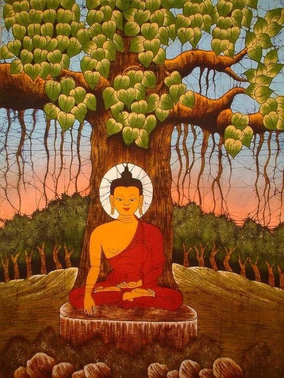 Buddha under Tree
